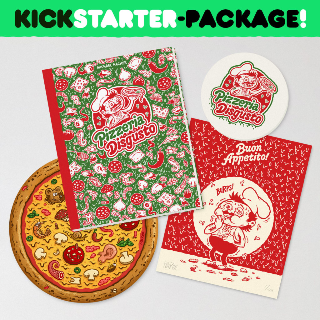 Pizzeria Disgusto Kickstarter Package